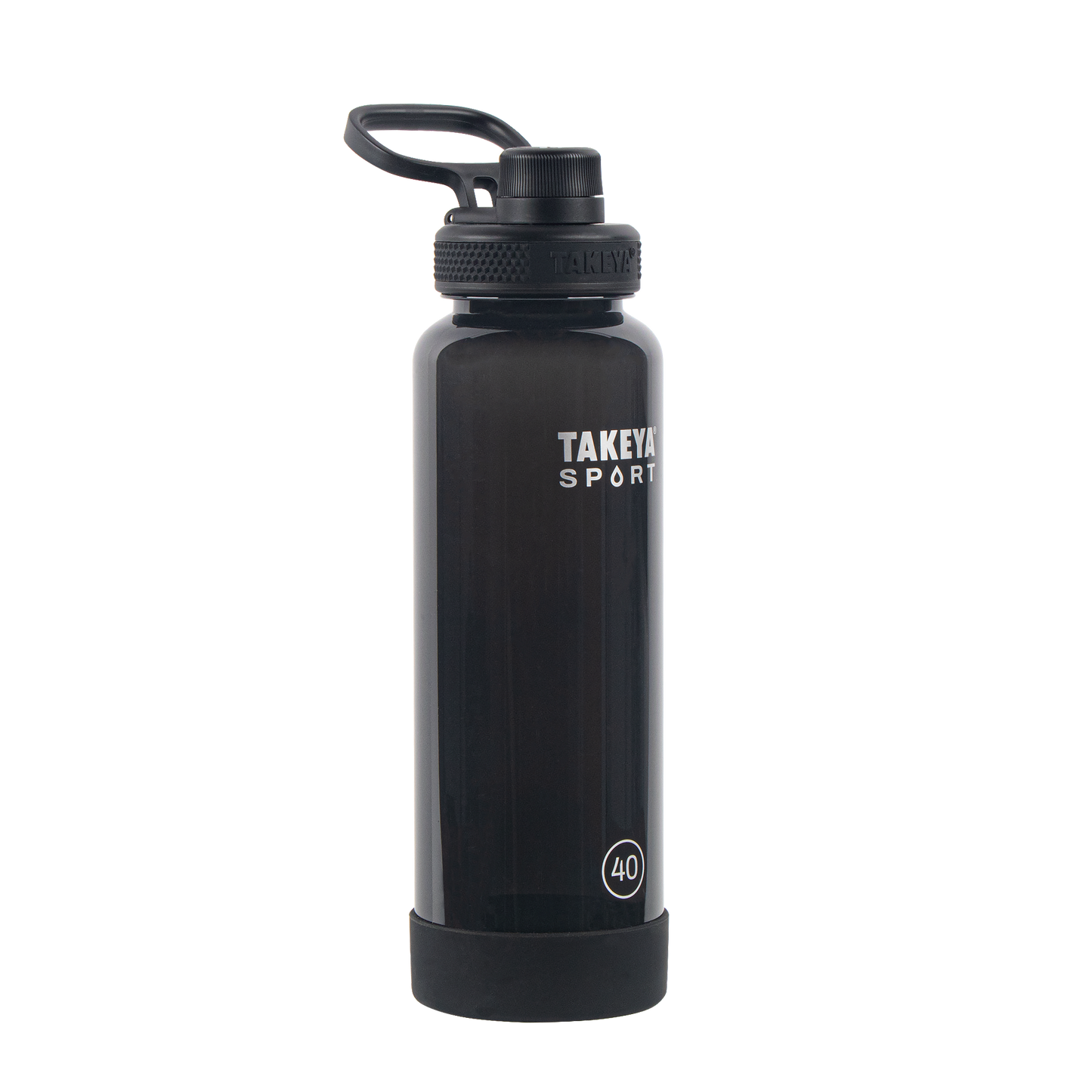 tritan-sport-water-bottle-with-spout-lid-c3 52023-TKS-Tritan-Spout-40-GrandSlamBlack-frontangle.png