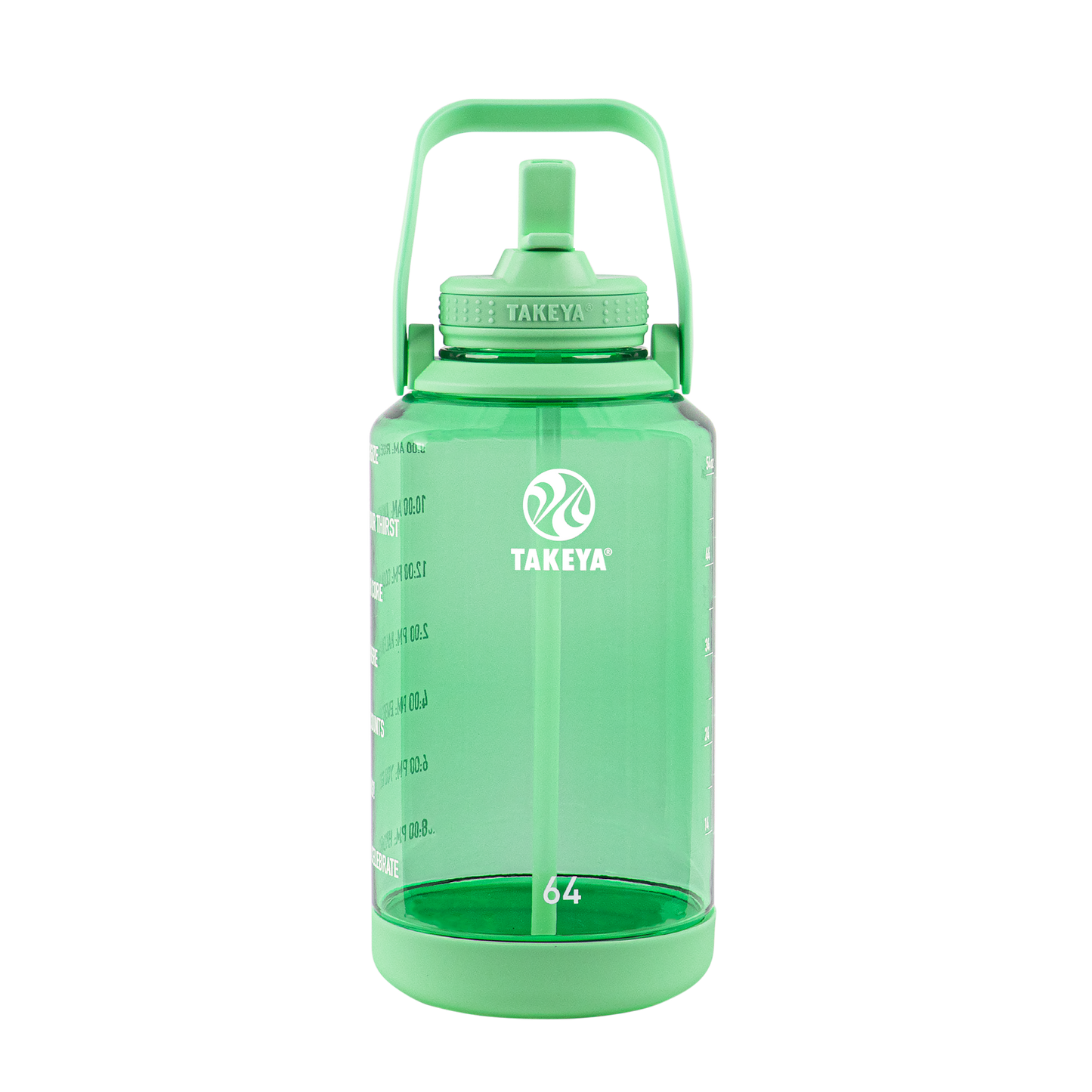 tritan-motivational-water-bottle-with-straw-lid-d6 54101-Tritan-Straw-Motivational-64-PistactioGreen-front.png