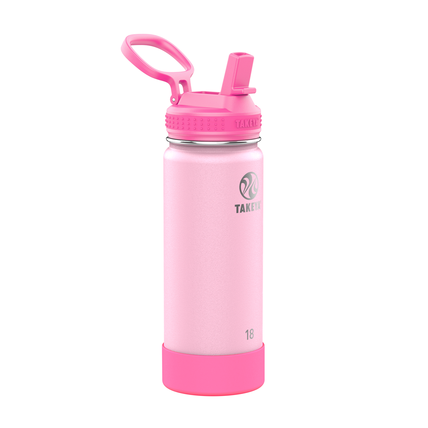 actives-kids-glow-in-the-dark-water-bottle-with-straw-lid-c4 51076-Actives-Kids-Straw-18-GID-SummerGlowPink-angle.png