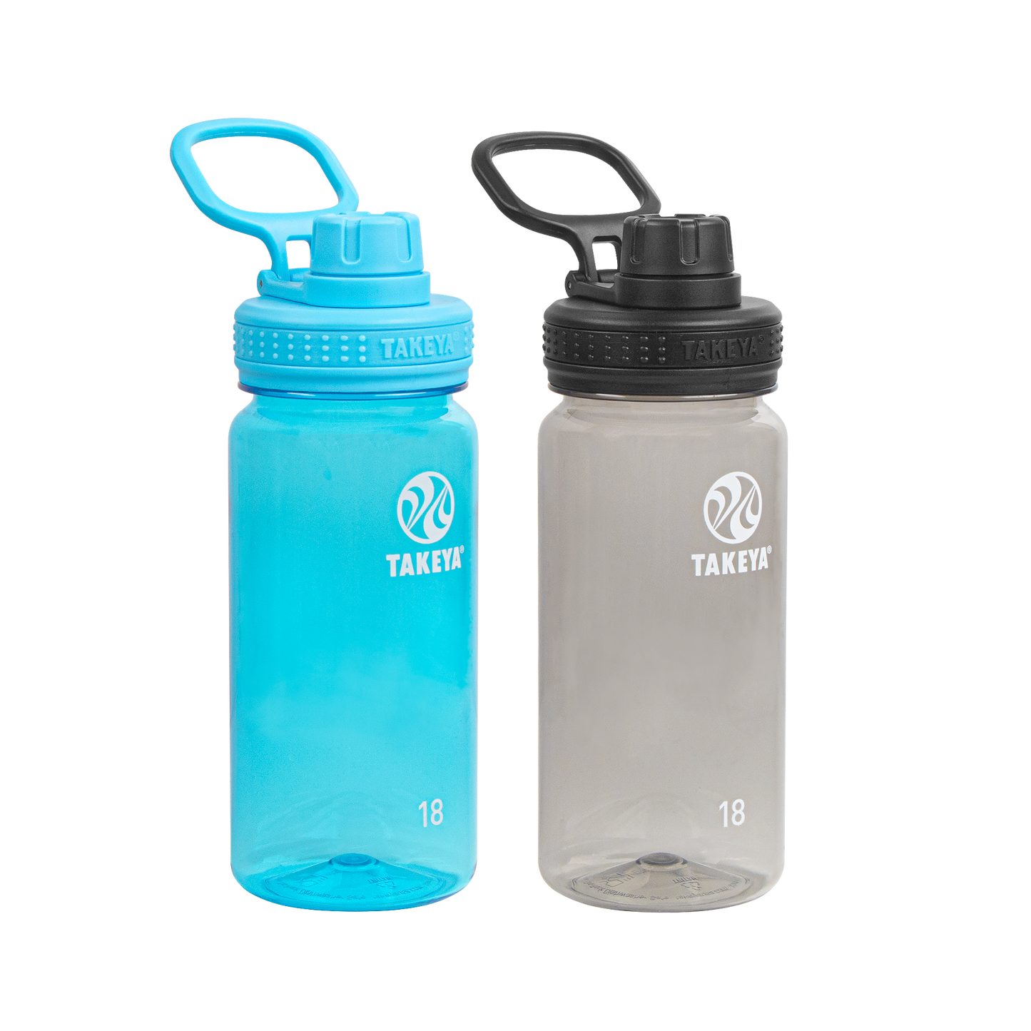 tritan-water-bottle-bundle-with-spout-lid-2-pack-c8 51476-Tritan-Spout-18-2pk-BreezyBlue-StormyBlack-Front_1.png