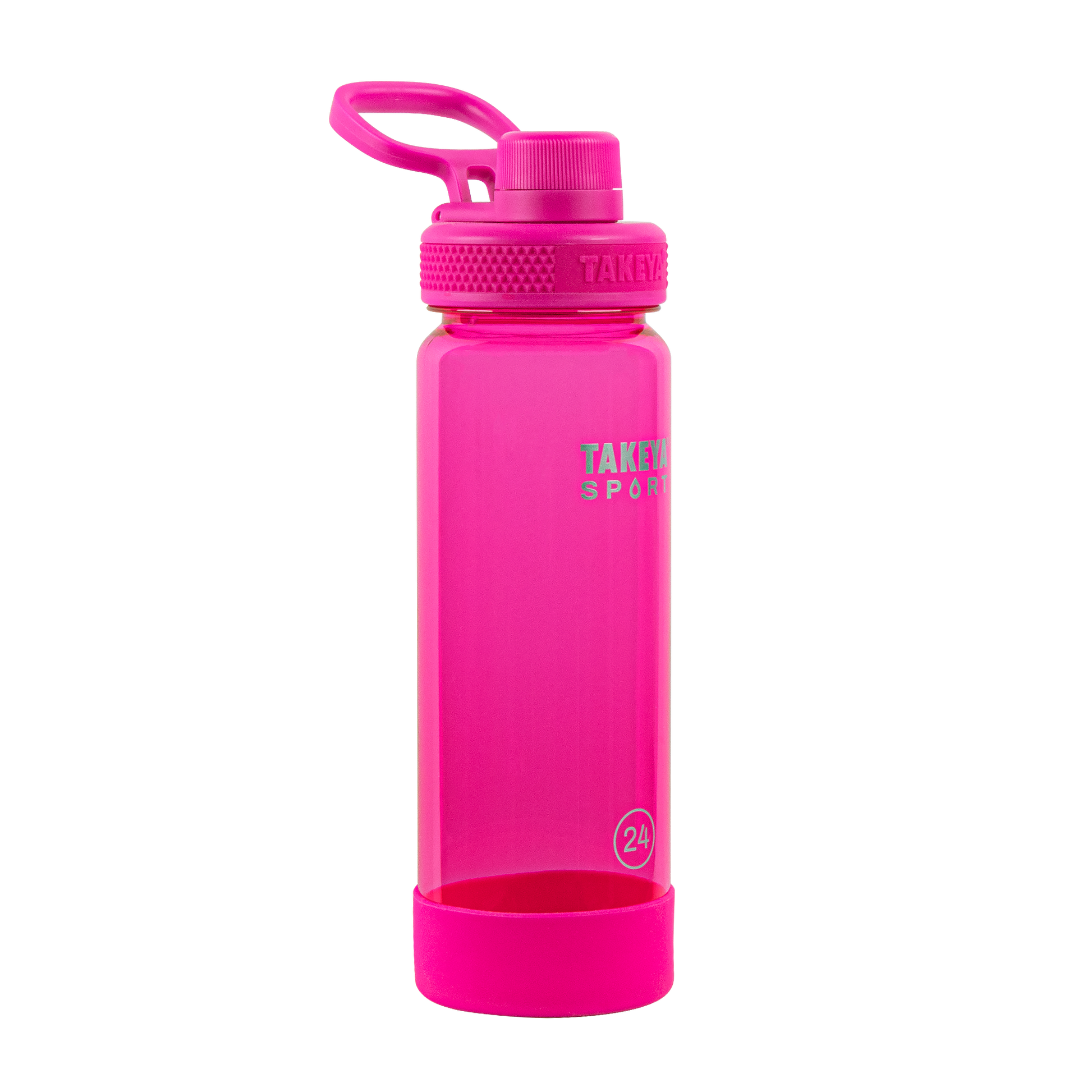 tritan-sport-water-bottle-with-spout-lid-c3 51671-TKS-Tritan-Spout-24-PinkSweep-frontangle.png