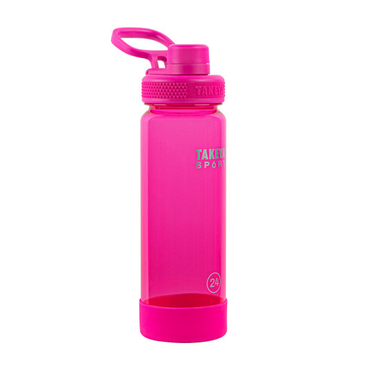 tritan-sport-water-bottle-with-spout-lid-c3 51671-TKS-Tritan-Spout-24-PinkSweep-frontangle.png