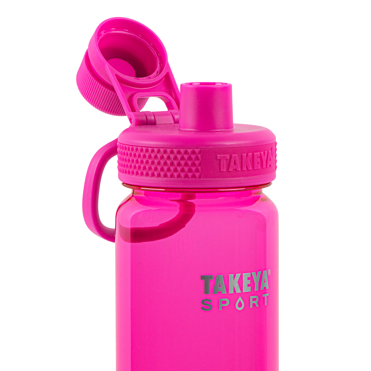 tritan-sport-water-bottle-with-spout-lid-c3 51671-TKS-Tritan-Spout-24-PinkSweep-openlid.png