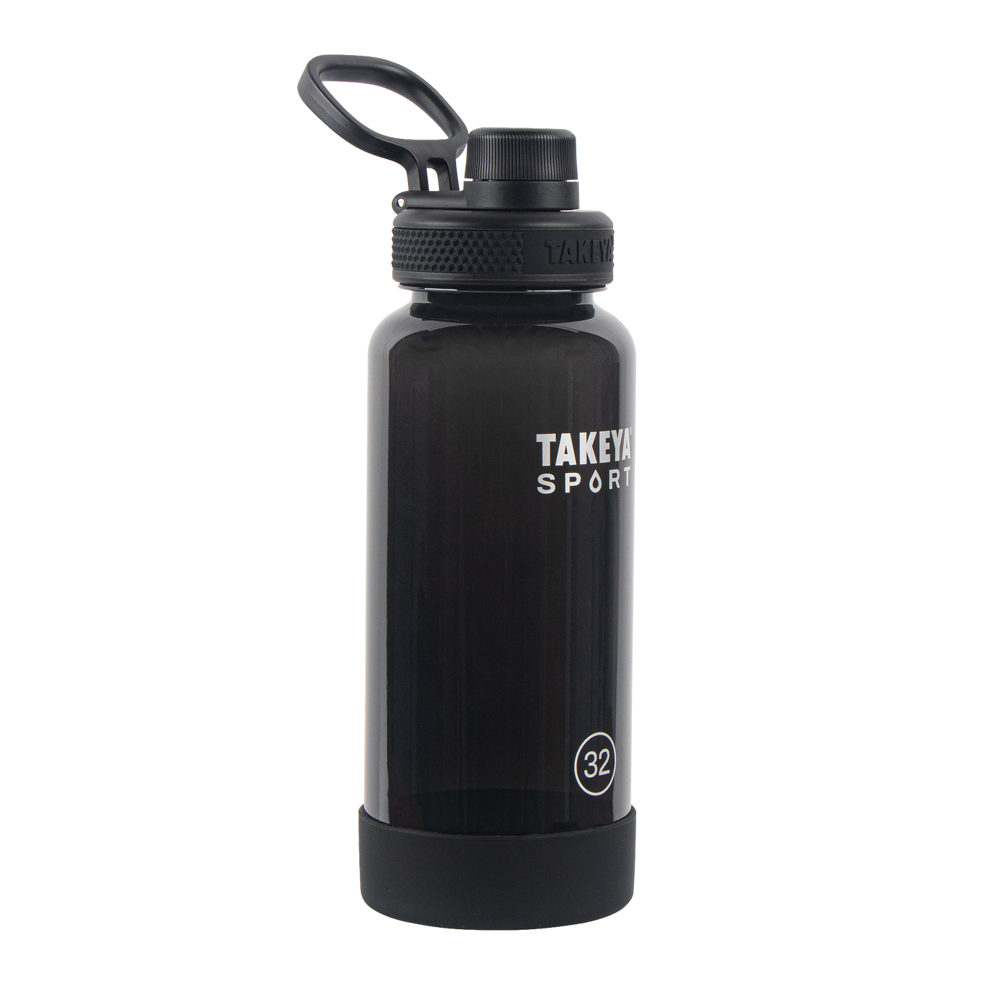 tritan-sport-water-bottle-with-spout-lid-c3 51829-TKS-Tritan-Spout-32-GrandSlamBlack-frontangle.png