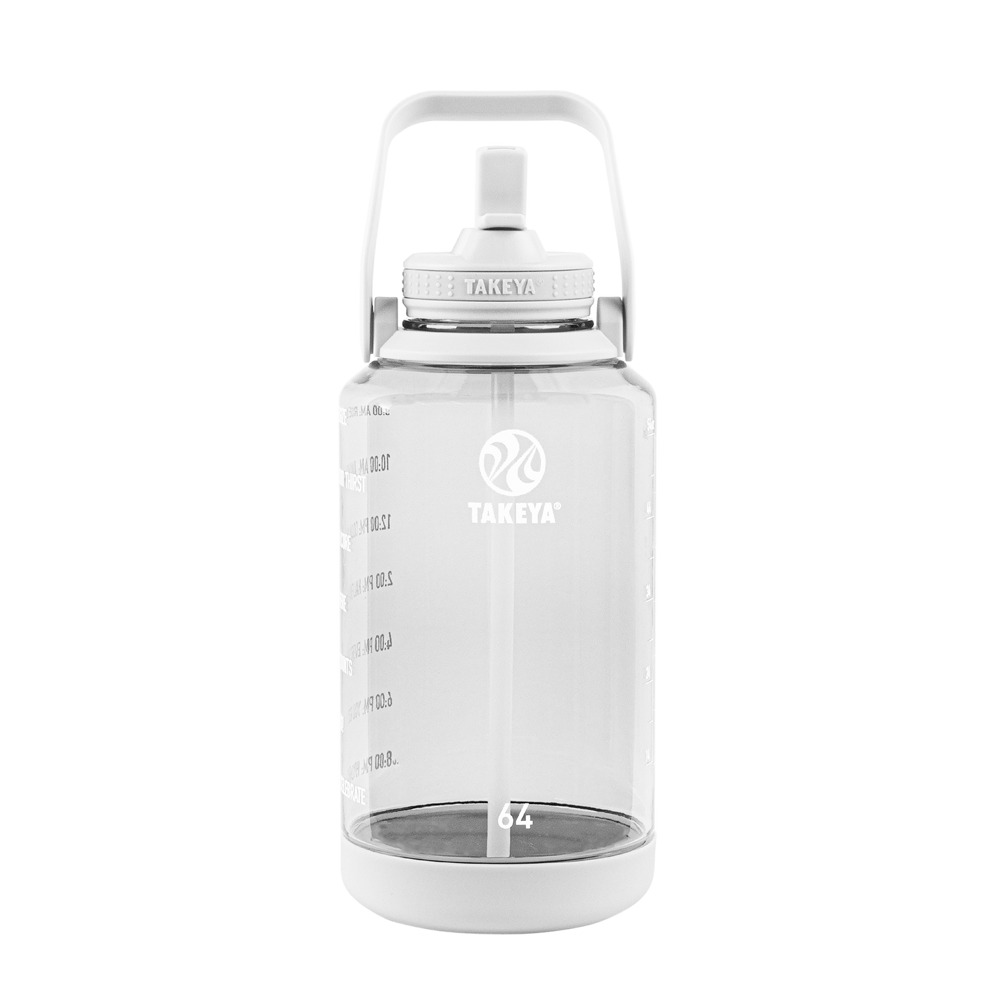 tritan-motivational-water-bottle-with-straw-lid-d6 54142-Tritan-Straw-Motivational-64-WhiteCloud-front.png