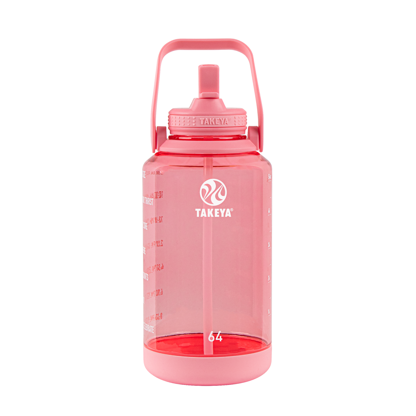 tritan-motivational-water-bottle-with-straw-lid-d6 54143-Tritan-Straw-Motivational-64-FlutterPink-front.png