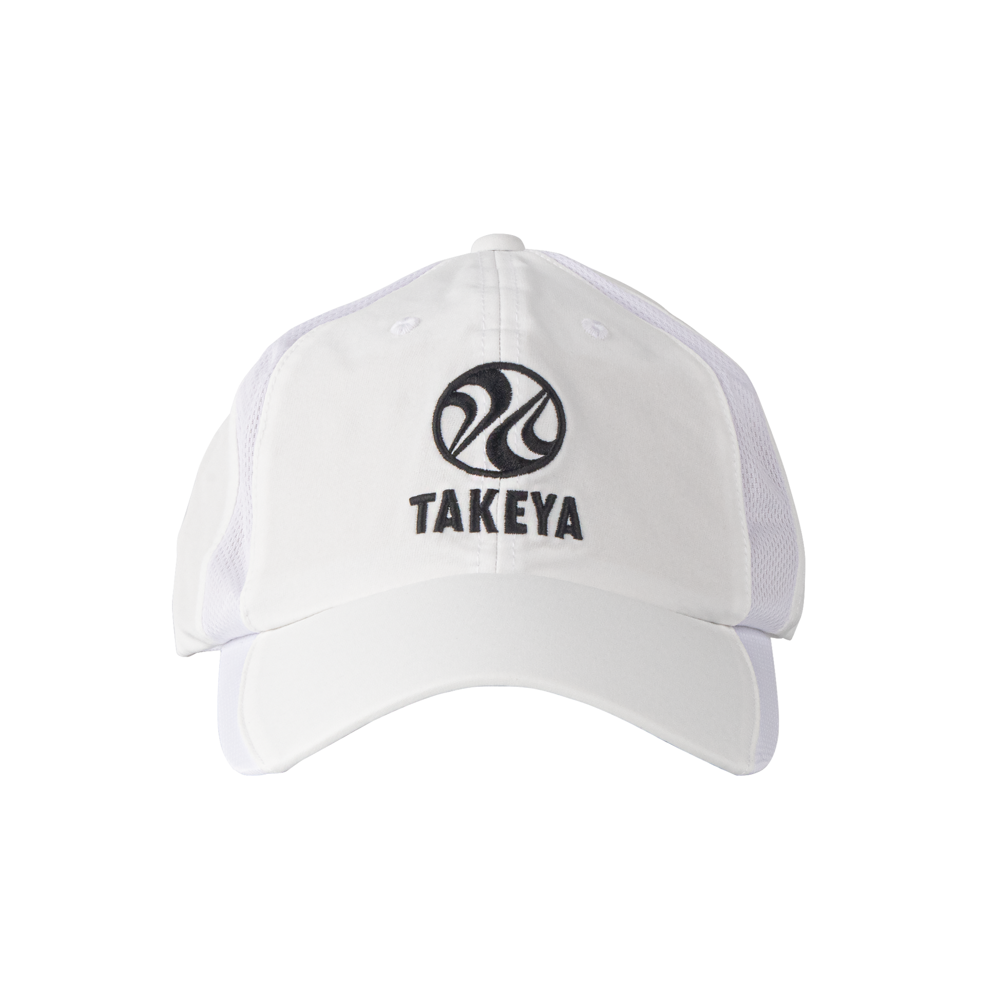 takeya-sport-vented-adjustable-hat-f6 97285-TK-PB-Hat-White-Front.png